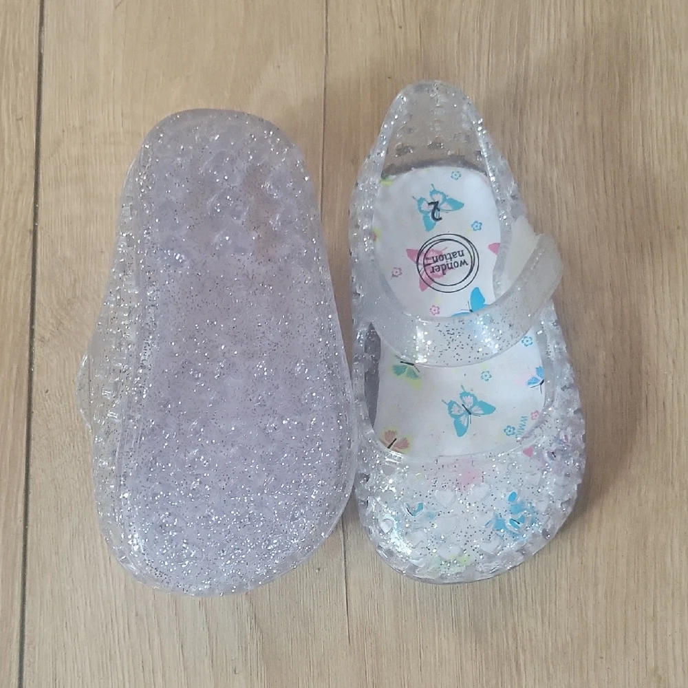 Wonder Nation Sparkling Clear Dress Shoes